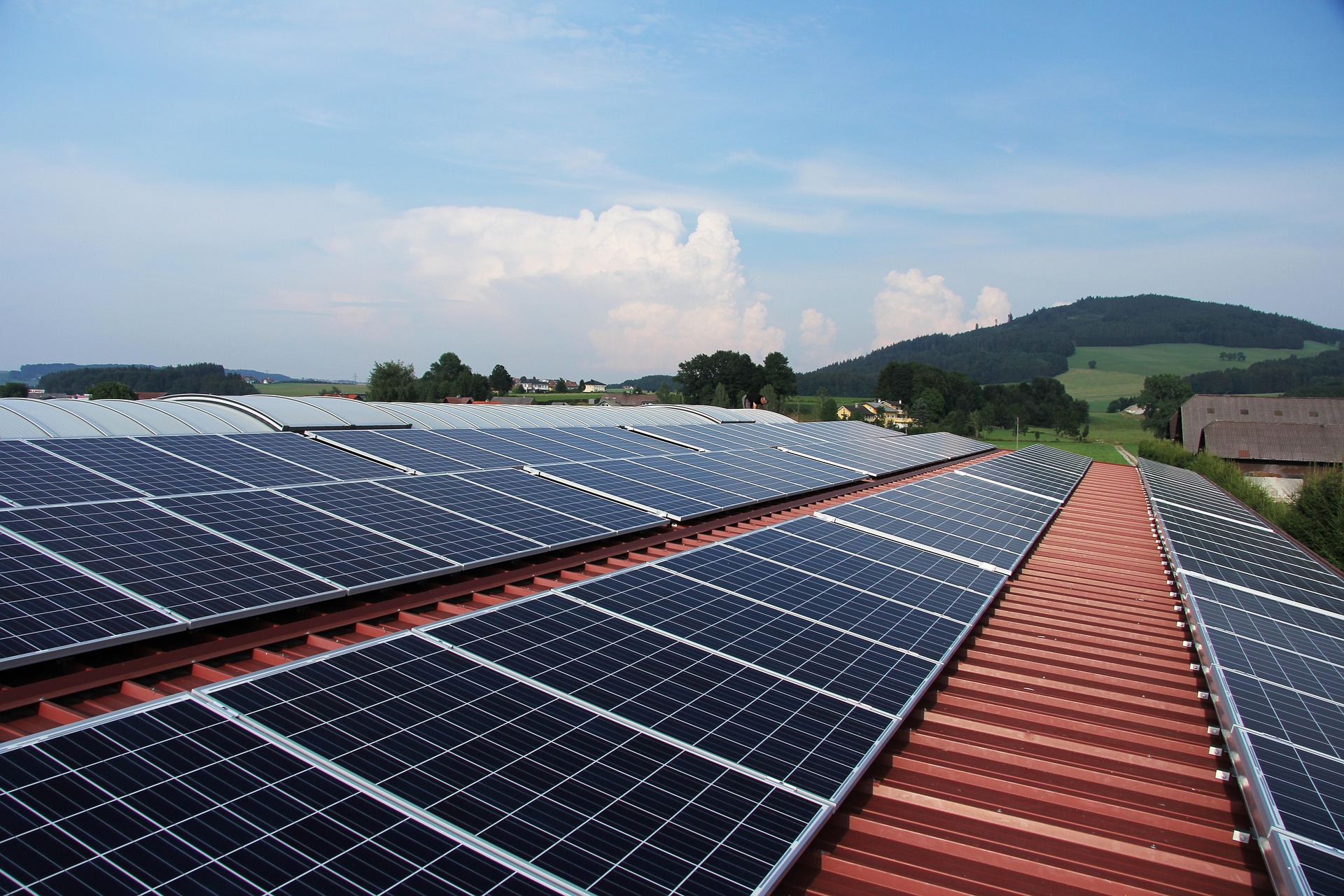 PV-Anlage auf dem Firmendach