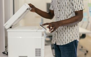 Moderne Drucker im Unternehmen